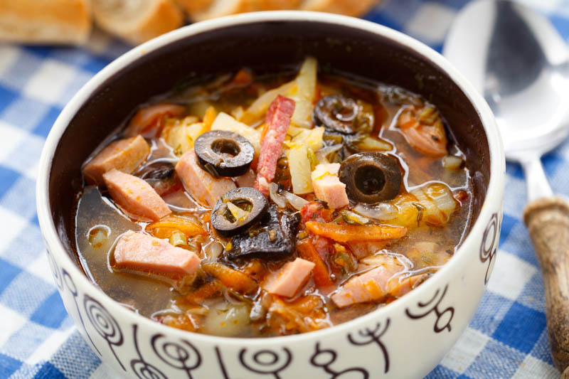 Bulgarian farmers soup