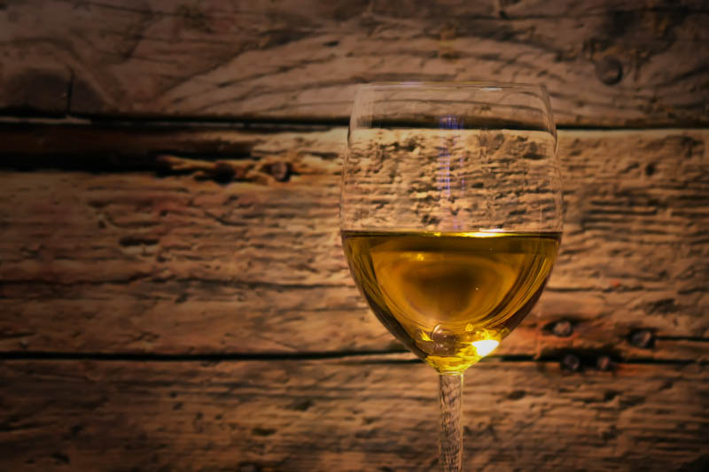 White wine, glas