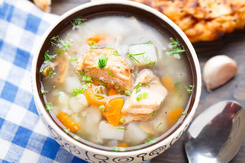 Moldavian fish soup